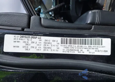 2013 Jeep Grand Cherokee Limited z USA, uszkodzony, nr VIN 1C4RJFBG0DC541426